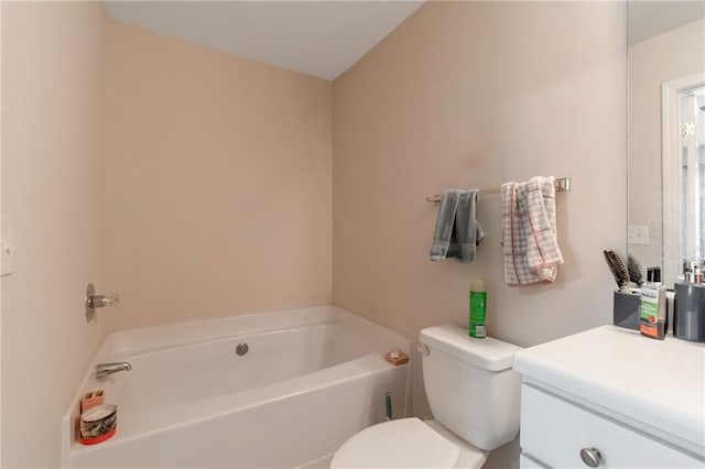 3829 Thayer Trce, Duluth, GA 30096 - bathroom with a garden tub, vanity, and toilet