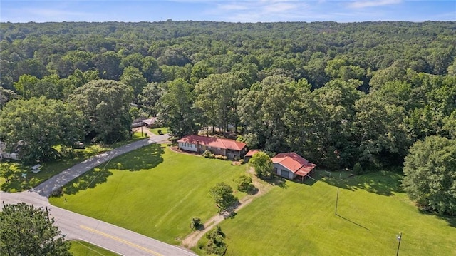 6674 Cowan Mill Rd, Winston, GA 30187 - view from above of property with a heavily wooded area