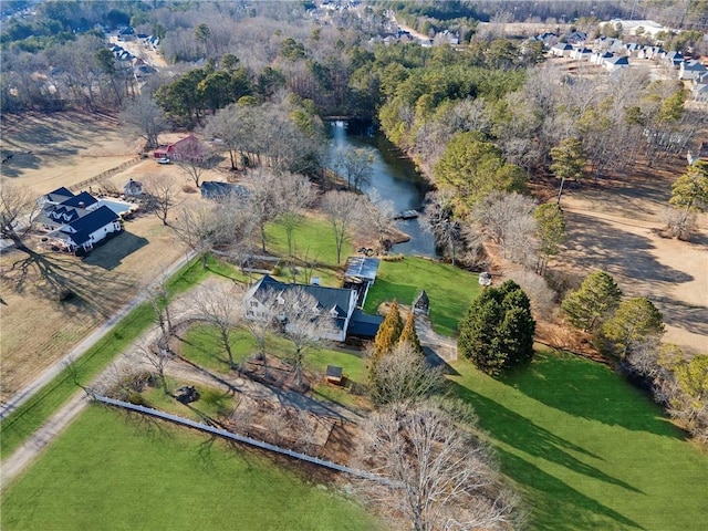 5422 Hill Rd SW, Powder Springs, GA 30127 - aerial overview of property's location featuring a large body of water