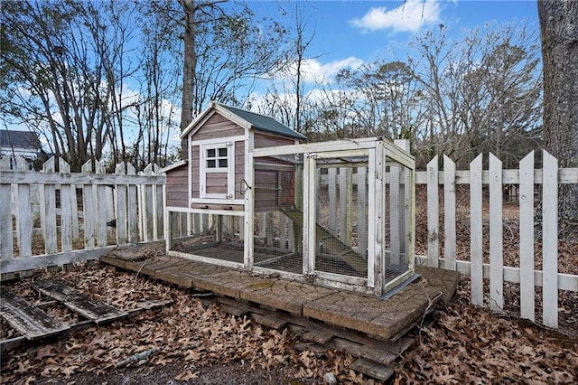 view of outbuilding