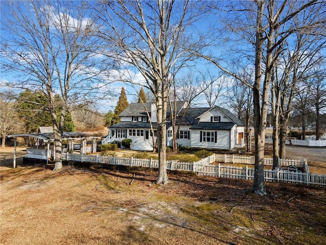 view of front of home