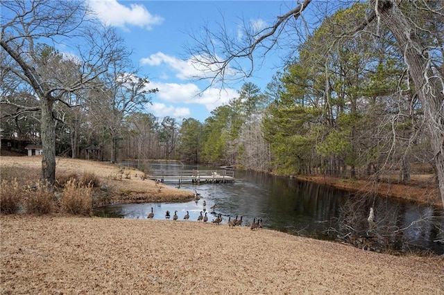 property view of water