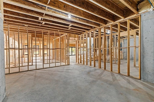 miscellaneous room featuring concrete flooring