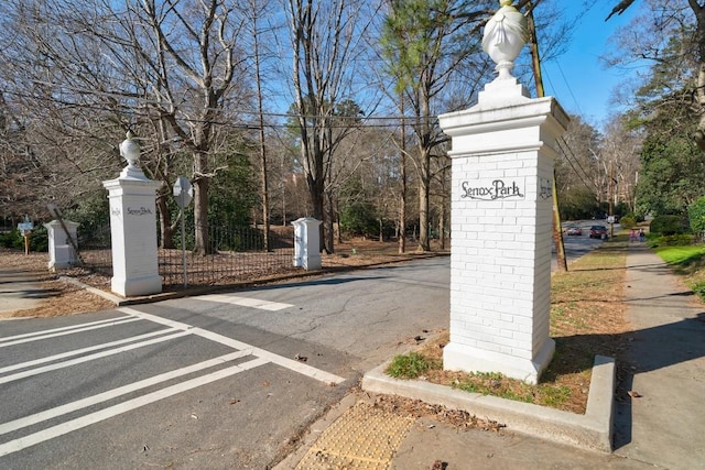 view of street featuring sidewalks