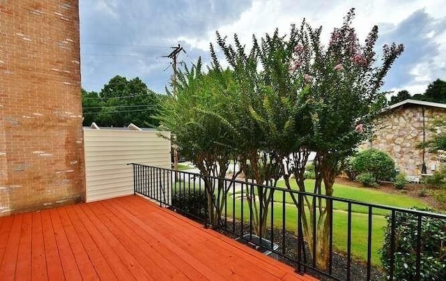 6500 Gaines Ferry Rd Unit A2, Flowery Branch, GA 30542 - view of wooden terrace