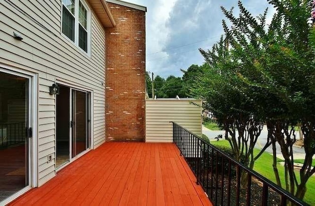 6500 Gaines Ferry Rd Unit A2, Flowery Branch, GA 30542 - view of wooden terrace