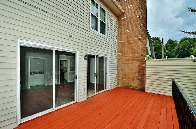 6500 Gaines Ferry Rd Unit A2, Flowery Branch, GA 30542 - view of wooden deck