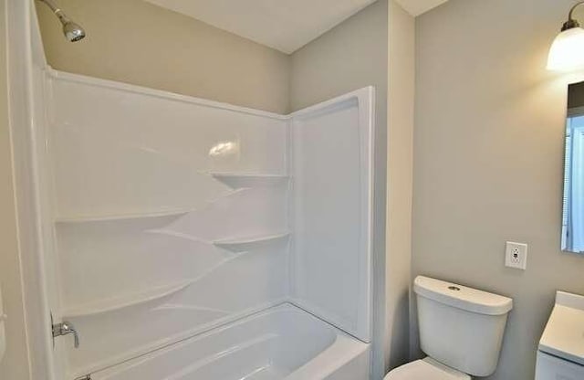 6500 Gaines Ferry Rd Unit A2, Flowery Branch, GA 30542 - full bathroom with vanity, toilet, and shower / bath combination