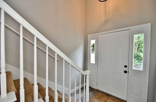 6500 Gaines Ferry Rd Unit A2, Flowery Branch, GA 30542 - entrance foyer featuring stairway