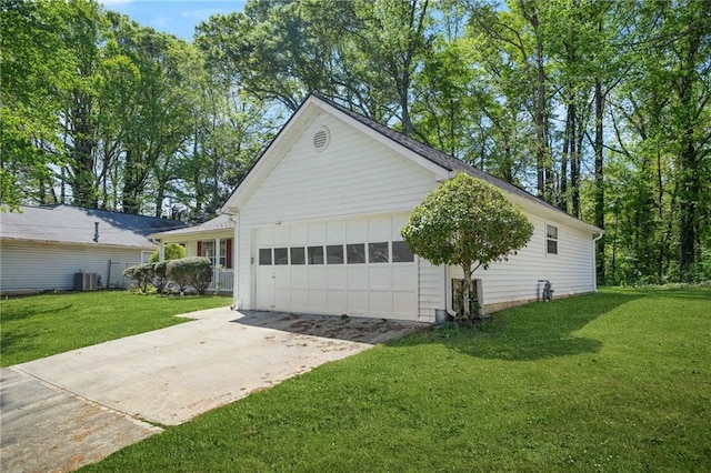 exterior space with central AC unit