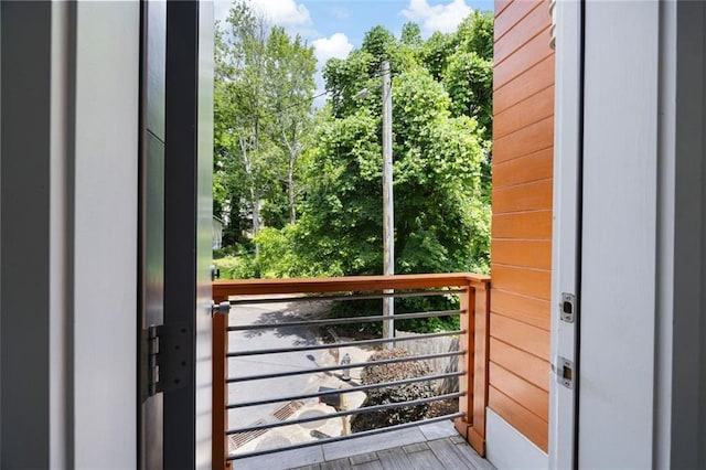 1463 Macklone St NE, Atlanta, GA 30307 - entryway with wooden walls