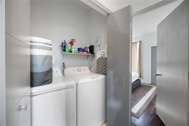 1463 Macklone St NE, Atlanta, GA 30307 - washroom with washer and dryer