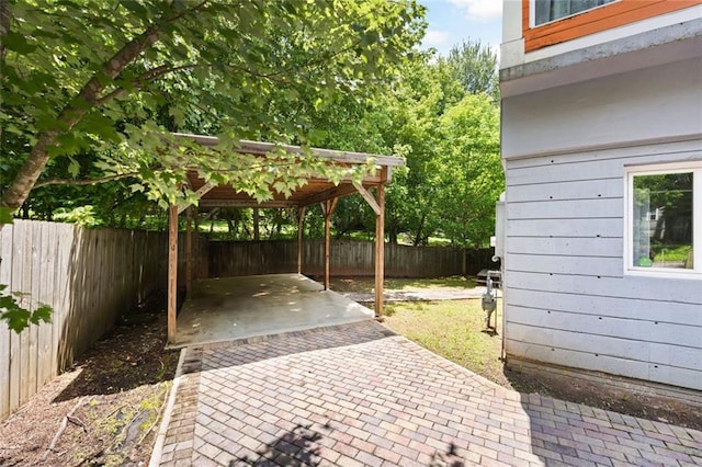 1463 Macklone St NE, Atlanta, GA 30307 - fenced backyard with a patio and a pergola