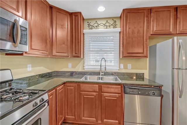 kitchen featuring sink and stainless steel appliances