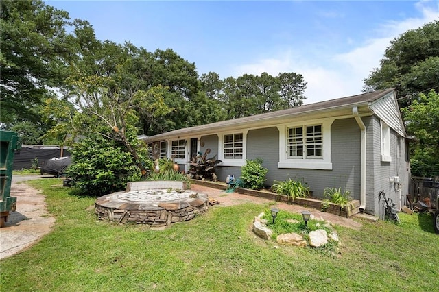 1550 Bells Ferry Rd, Marietta, GA 30066 - view of front of property featuring a front yard and brick siding