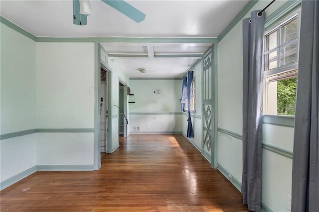 1550 Bells Ferry Rd, Marietta, GA 30066 - corridor with wood finished floors and baseboards