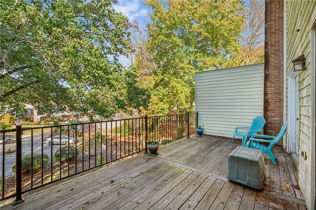 6500 Gaines Ferry Rd Unit E4, Flowery Branch, GA 30542 - view of wooden terrace