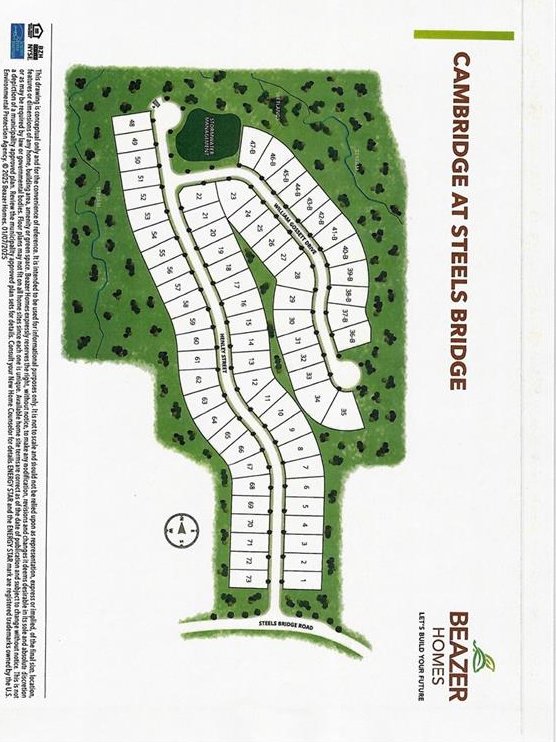 164 Henley St, Canton, GA 30114 - map showing property parcels