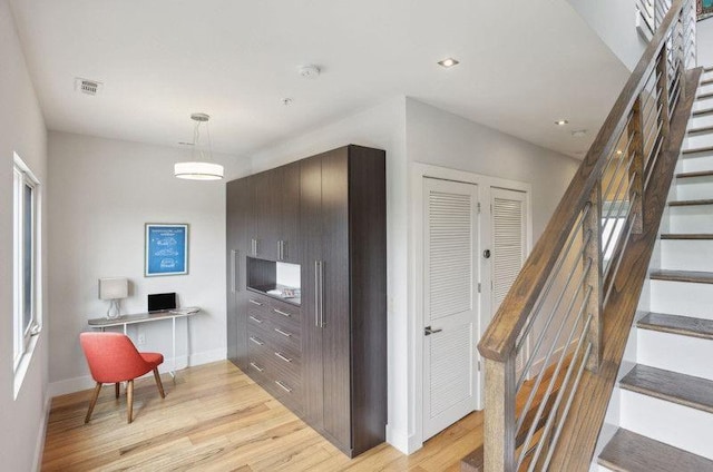 1672 Dekalb Ave NE Unit 2, Atlanta, GA 30307 - office space featuring light wood-style flooring, baseboards, and recessed lighting
