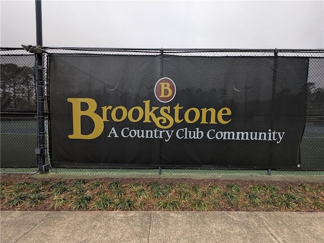 5659 Brookstone Dr NW, Acworth, GA 30101 - community / neighborhood sign featuring fence