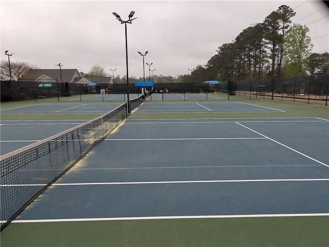 5659 Brookstone Dr NW, Acworth, GA 30101 - view of tennis court featuring community basketball court and fence