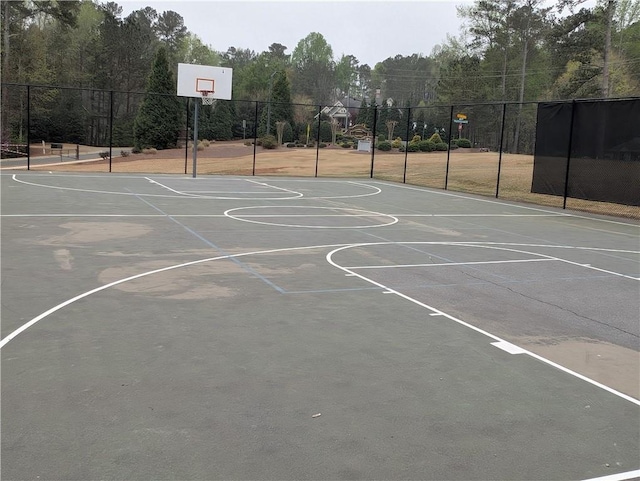 5659 Brookstone Dr NW, Acworth, GA 30101 - view of basketball court featuring community basketball court and fence