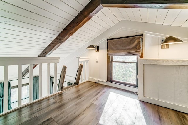 242 Buckskull Hollow Dr, Jasper, GA 30143 - bonus room featuring wood ceiling and wood finished floors