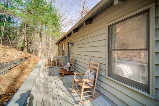 242 Buckskull Hollow Dr, Jasper, GA 30143 - view of wooden deck