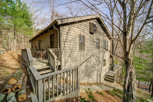 242 Buckskull Hollow Dr, Jasper, GA 30143 - view of side of property with stairs and a wooden deck