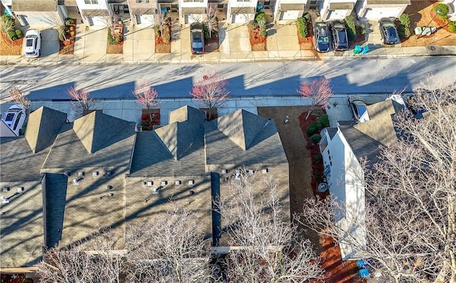 drone / aerial view featuring a residential view