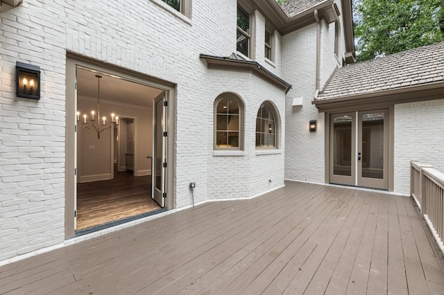 1960 Drummond Pond Rd, Milton, GA 30004 - view of wooden terrace