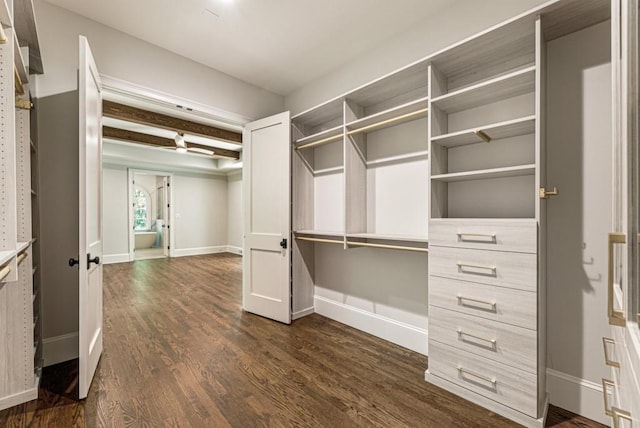 1960 Drummond Pond Rd, Milton, GA 30004 - spacious closet with dark wood-style floors