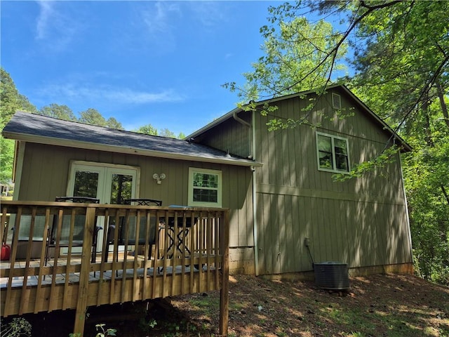 3832 Natalie Way, Ellenwood, GA 30294 - rear view of house with a deck