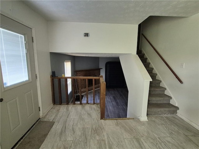 3832 Natalie Way, Ellenwood, GA 30294 - stairway featuring baseboards