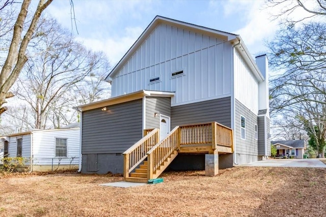 view of rear view of house