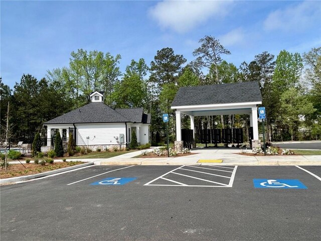 135 Softwood Ct, Dawsonville, GA 30534 - uncovered parking lot with mail area