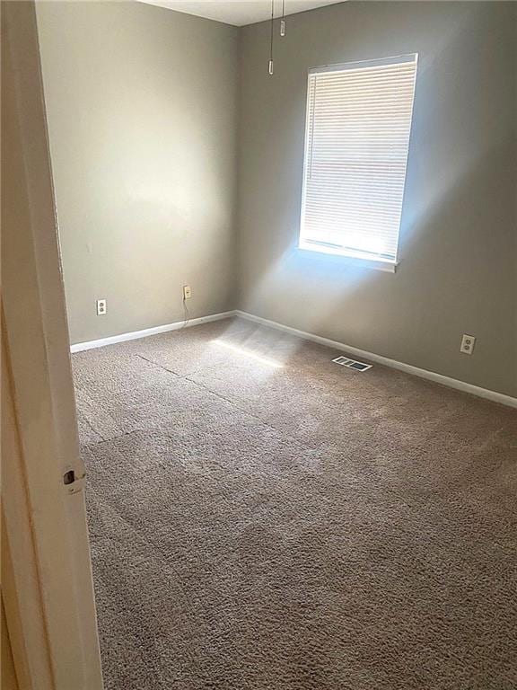 spare room with carpet flooring