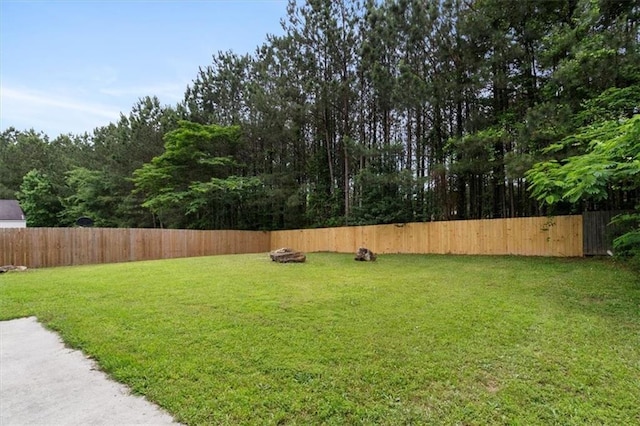 3915 Cypress Pointe Dr, Union City, GA 30291 - view of yard featuring an outdoor fire pit