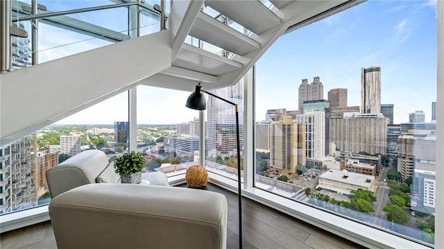 45 Ivan Allen Jr Blvd NW Unit 2705, Atlanta, GA 30308 - balcony with a view of skyline