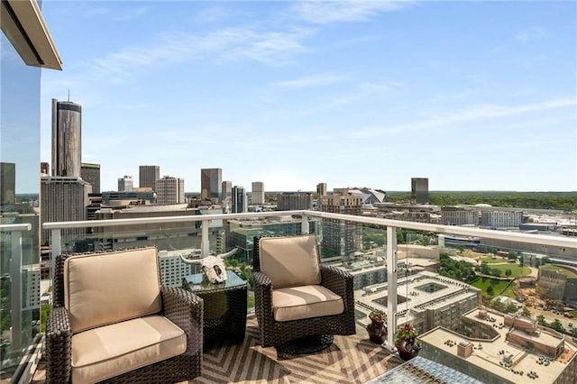 45 Ivan Allen Jr Blvd NW Unit 2705, Atlanta, GA 30308 - balcony featuring a view of city