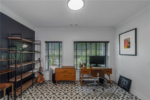 1786 Dekalb Ave NE, Atlanta, GA 30307 - home office featuring ornamental molding