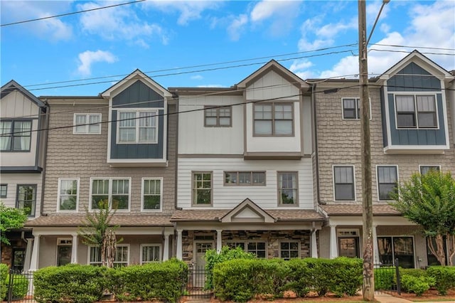 1786 Dekalb Ave NE, Atlanta, GA 30307 - townhome / multi-family property with board and batten siding