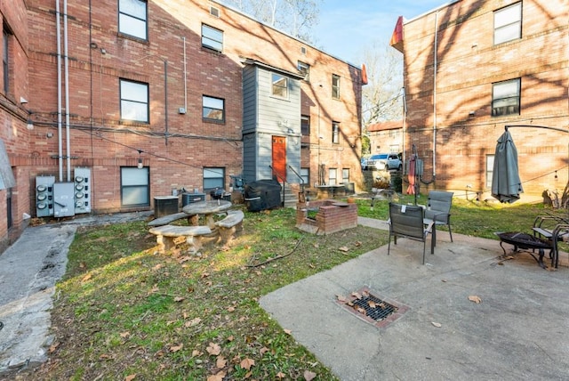 exterior space with a patio area