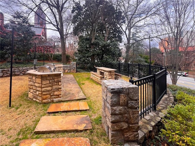 625 Piedmont Ave NE Unit 2004, Atlanta, GA 30308 - view of yard with area for grilling