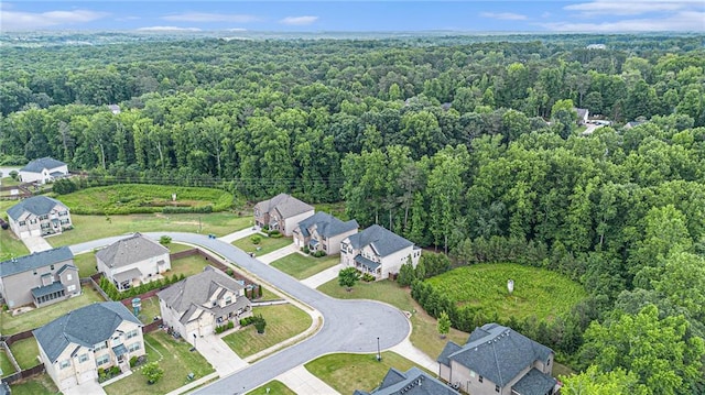4435 Mossbrook Cir, Alpharetta, GA 30004 - aerial view of property's location featuring a forest and nearby suburban area