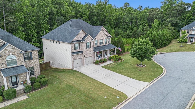 4435 Mossbrook Cir, Alpharetta, GA 30004 - aerial view of property and surrounding area