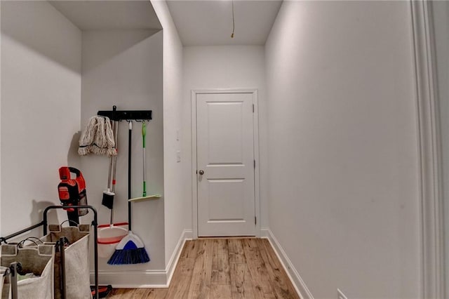 2129 Charmond Dr, Monroe, GA 30656 - hall featuring light wood finished floors and baseboards
