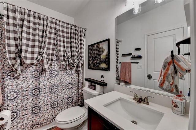 2129 Charmond Dr, Monroe, GA 30656 - bathroom featuring vanity and curtained shower