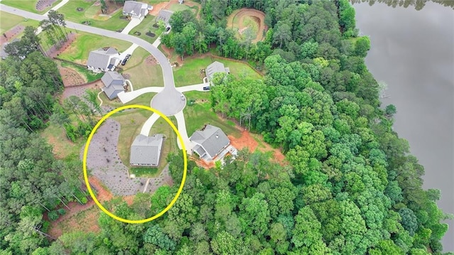 2129 Charmond Dr, Monroe, GA 30656 - aerial view of property and surrounding area featuring a large body of water