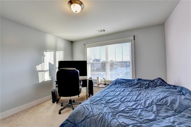 bedroom featuring carpet floors